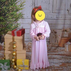 Laura Dare Pink Cotton Nightgown Clara Cindy Lou Hoo (4T)